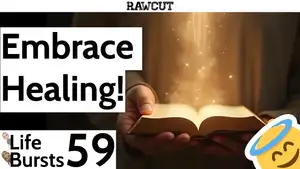 Someone opens a book to enlightenment, and for some reason there's magical dust.